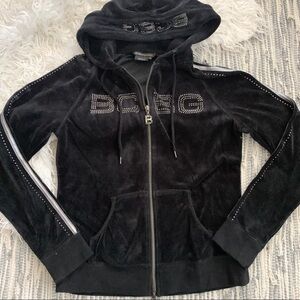 BCBG Black Velvet Jacket